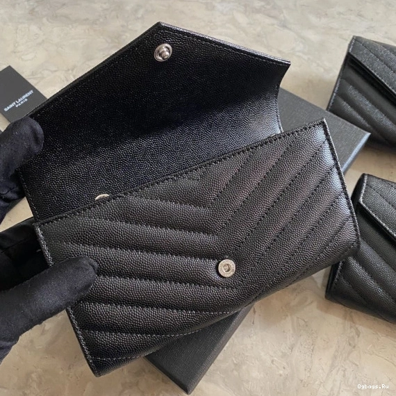 YSL MONOGRAM WALLET FLAP LARGE 0727
